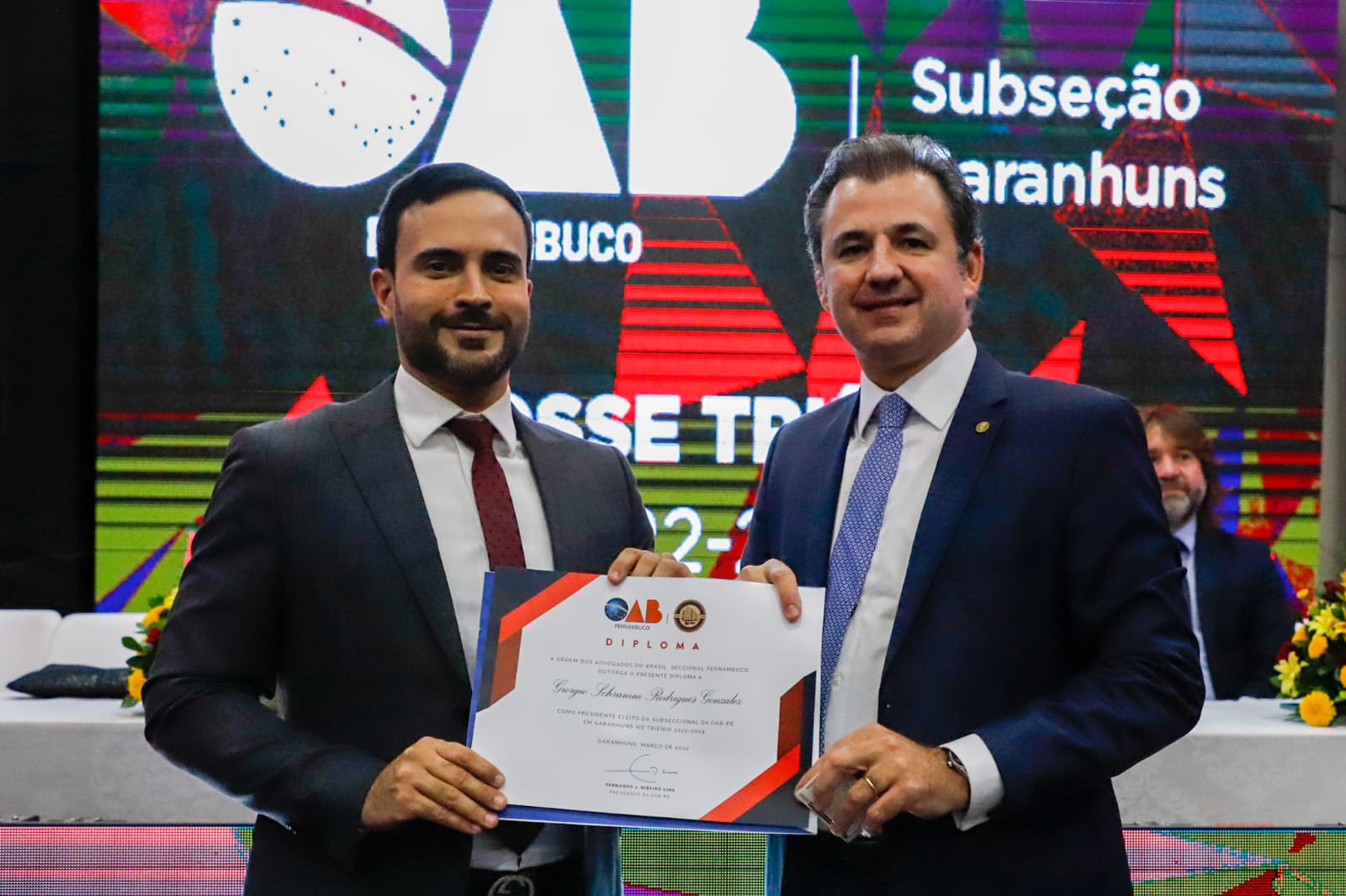 Posse festiva da nova mesa diretora da OAB Garanhuns