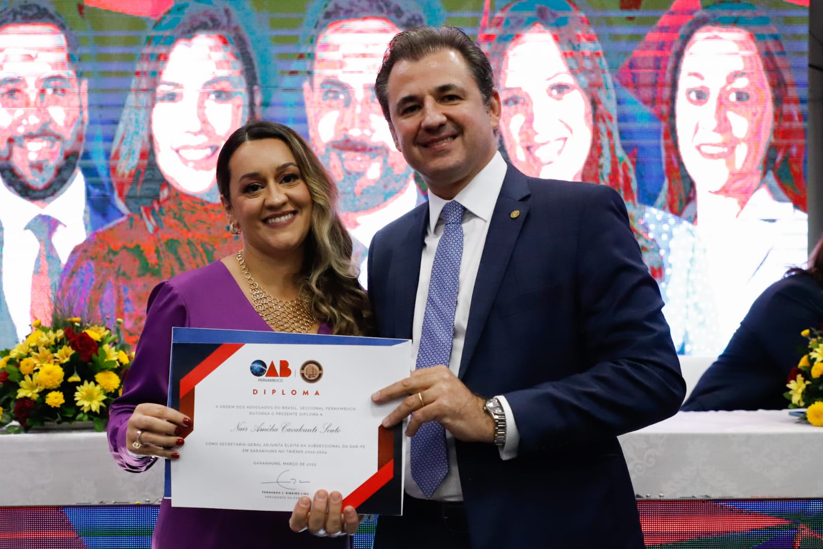 Posse festiva da nova mesa diretora da OAB Garanhuns