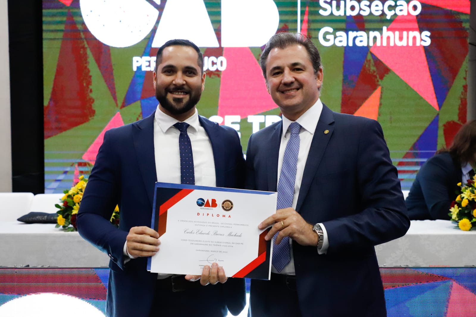 Posse festiva da nova mesa diretora da OAB Garanhuns
