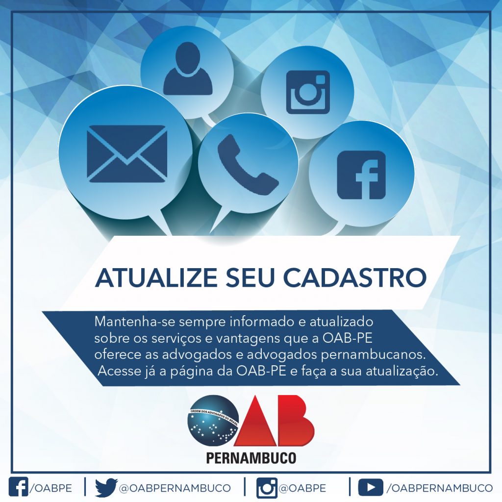 Atualiza&ccedil;&atilde;o Cadastral