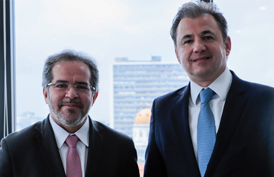 Fernando Ribeiro Lins leva demandas da advocacia p&uacute;blica ao presidente do TCE-PE