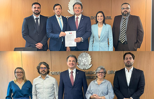 OAB Pernambuco institui Comiss&atilde;o do Correspondente Jur&iacute;dico e recebe integrantes da Comiss&atilde;o de Concilia&ccedil;&atilde;o, Media&ccedil;&atilde;o e Arbitragem