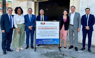 Fernando Ribeiro e Anne Cabral inauguram novo estacionamento no Recife Antigo