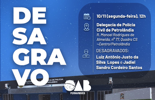 OAB-PE promove desagravo público em Petrolândia