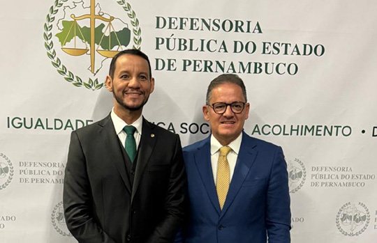 OAB-PE marca presença na posse do novo defensor público-geral de Pernambuco