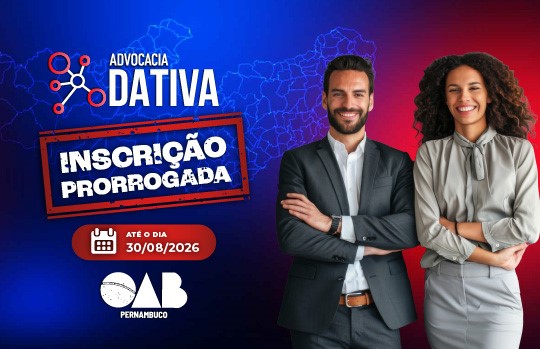 OAB-PE prorroga prazo de inscrição para exercício da Advocacia Dativa