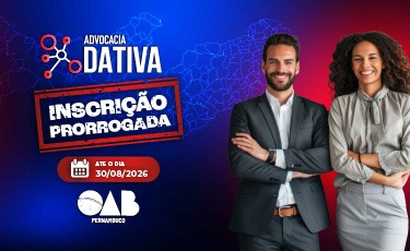 OAB-PE prorroga prazo de inscrição para exercício da Advocacia Dativa