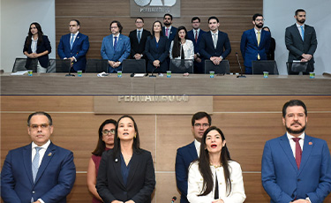 OAB-PE realiza solenidades de juramento para mais de 70 novos advogados, advogadas e estagiários