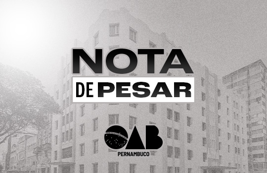 NOTA DE PESAR - Edgar Moury Fernandes Sobrinho