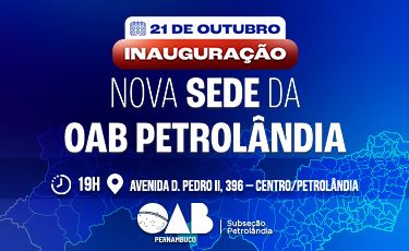 Inauguração da nova sede da OAB Petrolândia