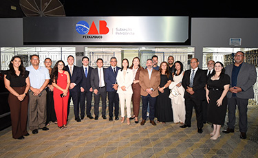 Sert&atilde;o pernambucano: Ingrid Zanella e Luiz Ant&ocirc;nio Lopes inauguram nova sede da OAB Petrol&acirc;ndia