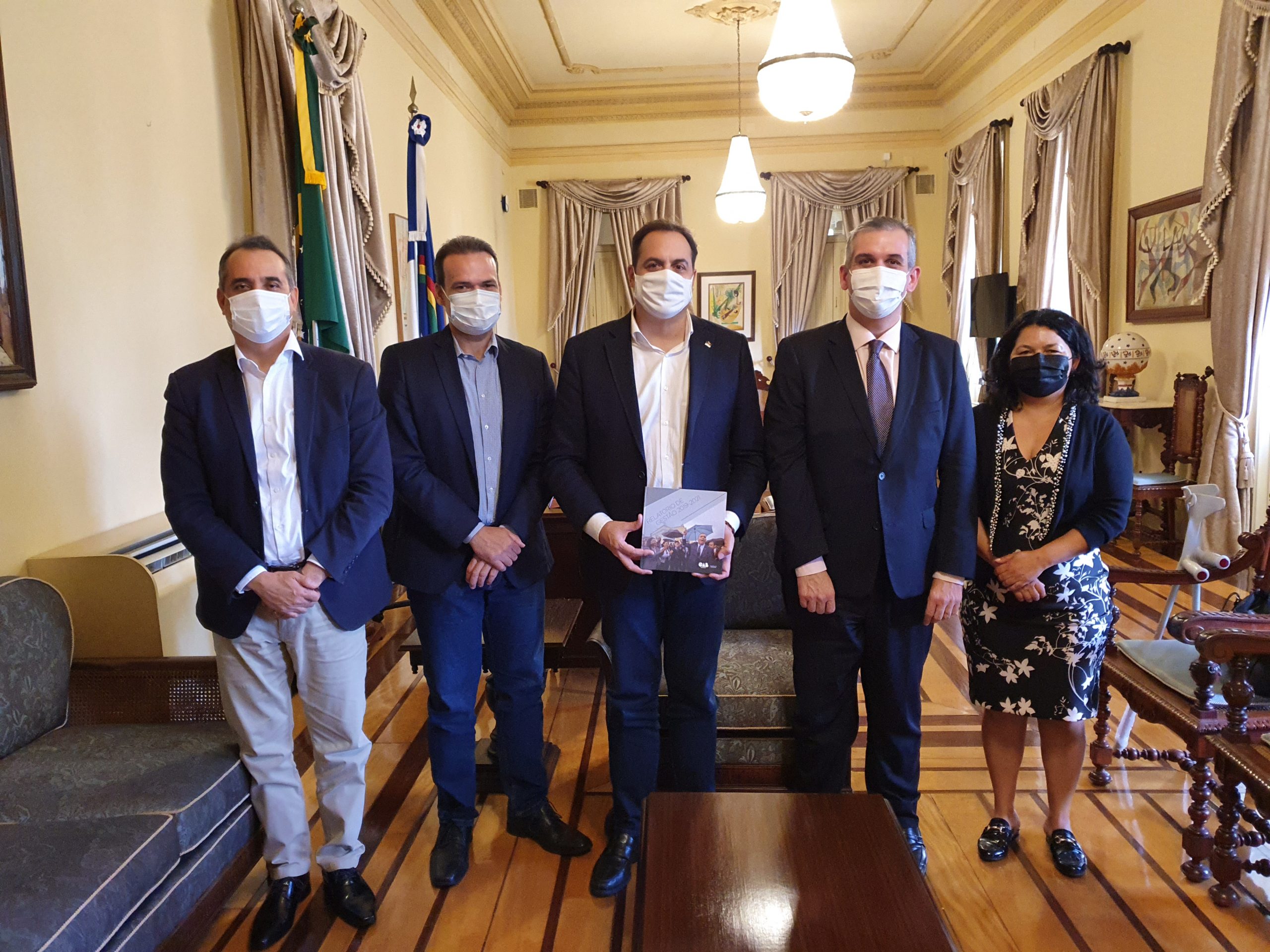 Bruno Baptista visita autoridades para realizar entrega do Relatório de Gestão