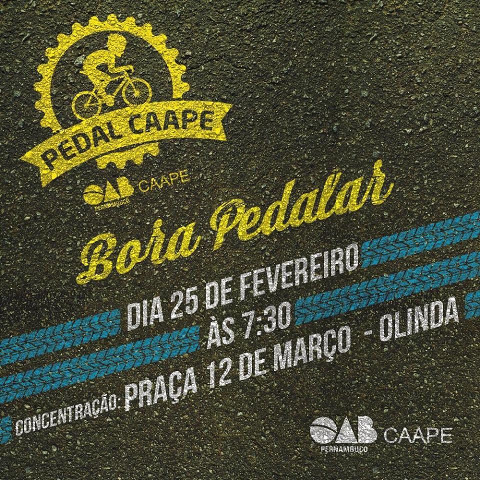 Passeio Cicl&iacute;stico Pedal Caape - em Olinda