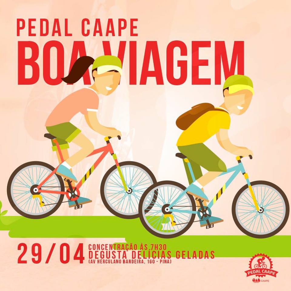 Itinerário muda e Pedal Caape do próximo domingo (29) sairá da Zona Sul do Recife