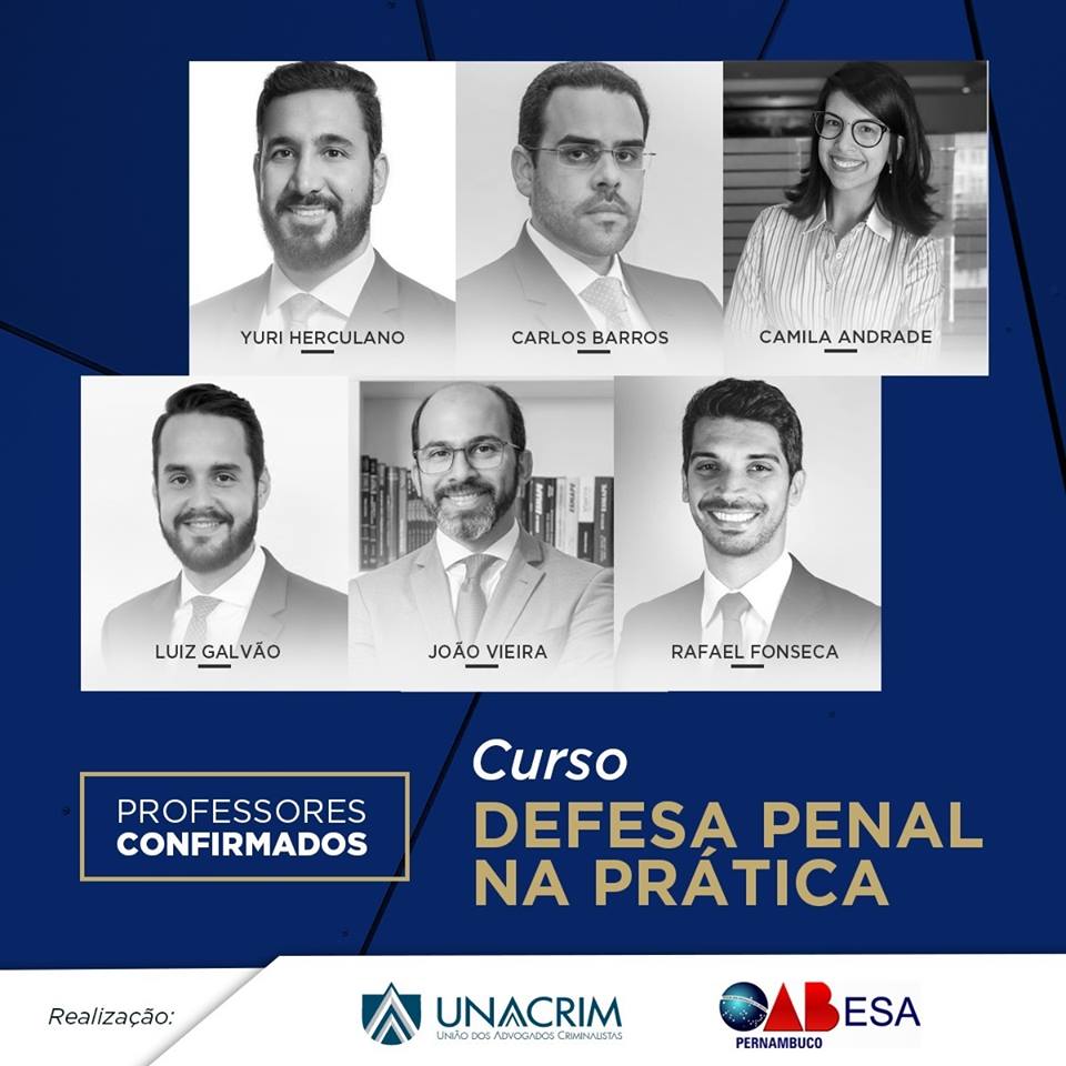 ESA-PE abre inscrições para curso Defesa penal na prática