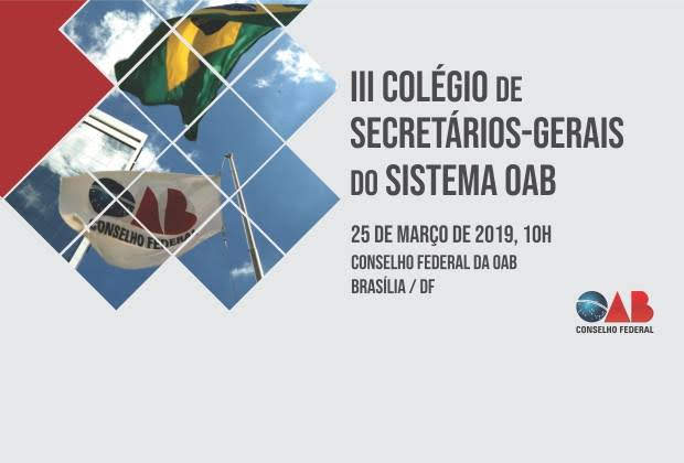 OAB-PE representada no III Col&eacute;gio de secret&aacute;rios-gerais