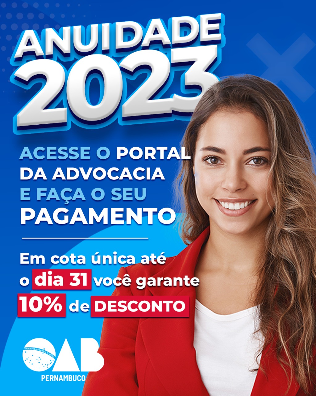 Anuidade 2023: boletos já disponíveis