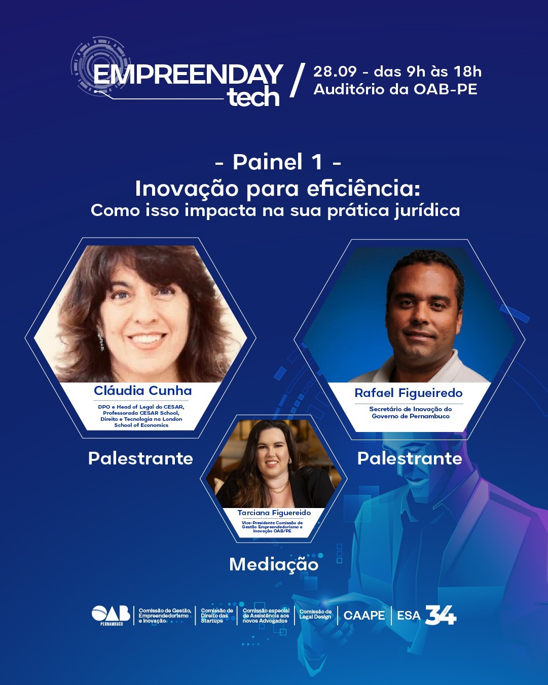 OAB-PE promove imersão empreendedora com o evento Empreenday TECH