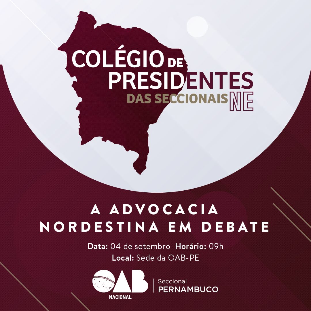 OAB-PE recebe o Col&eacute;gio de Presidentes das Seccionais do Nordeste