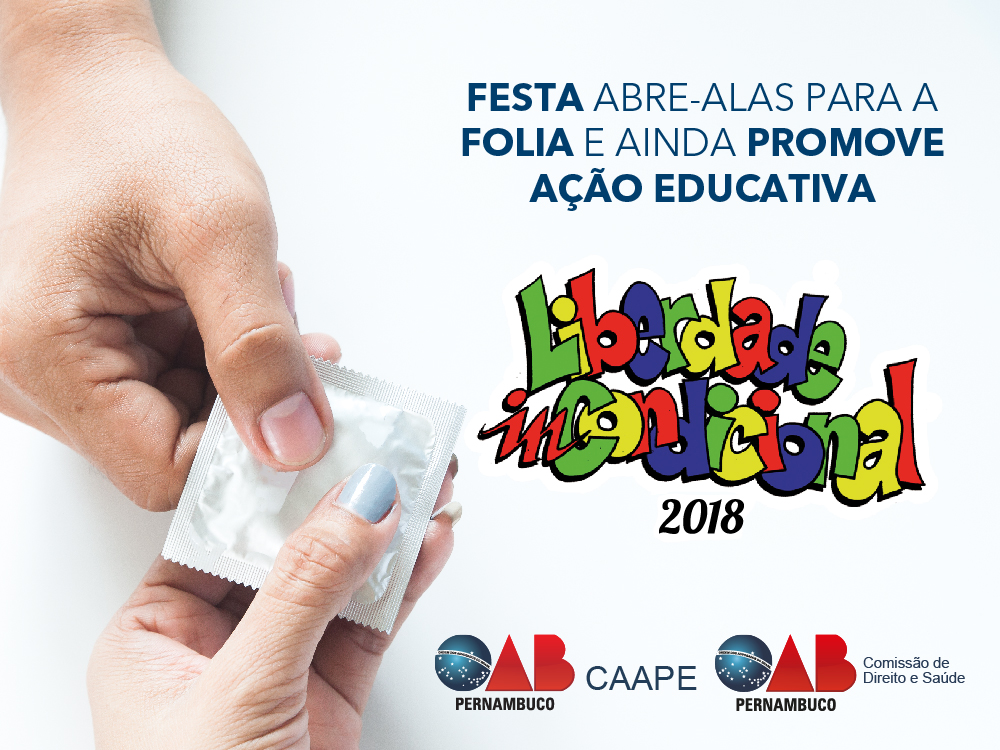 Carnaval da OAB-PE receber&aacute; a&ccedil;&atilde;o educativa em parceria da Comiss&atilde;o de Direito e Sa&uacute;de e Caape