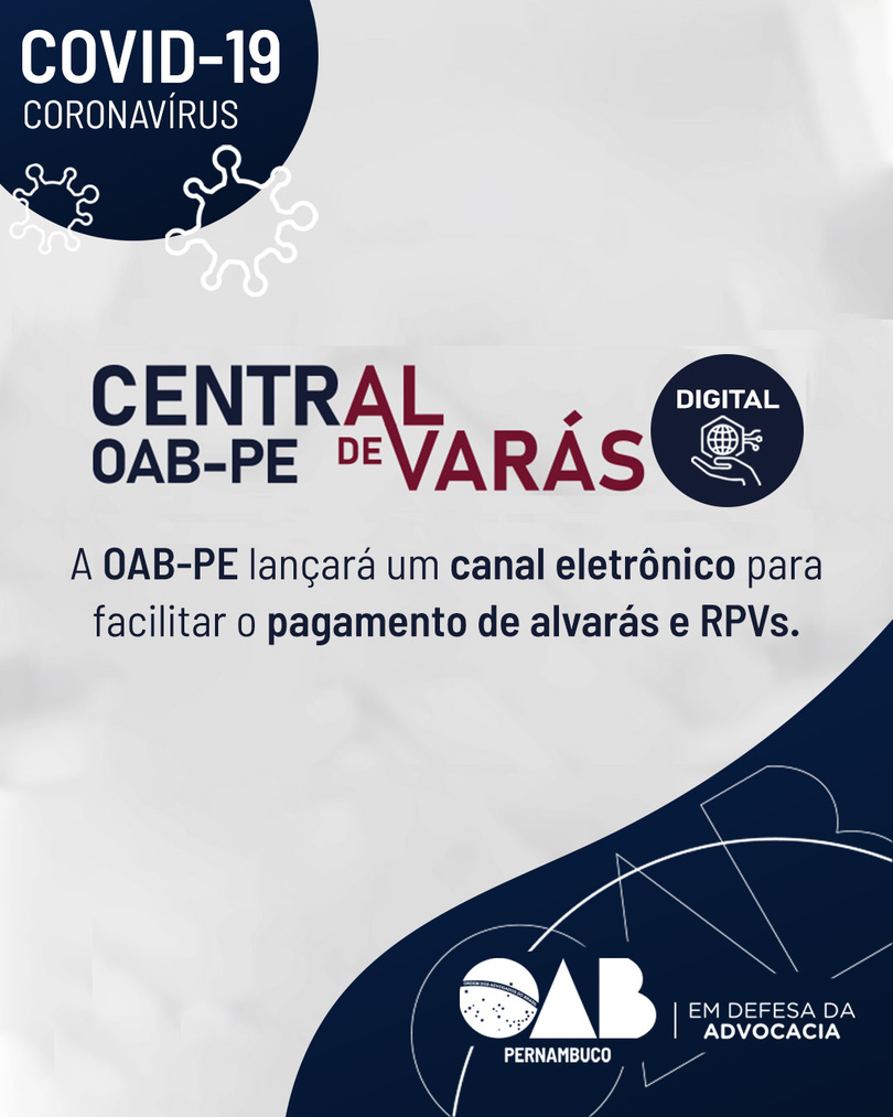 OAB-PE lançará a Central de Alvarás Digital