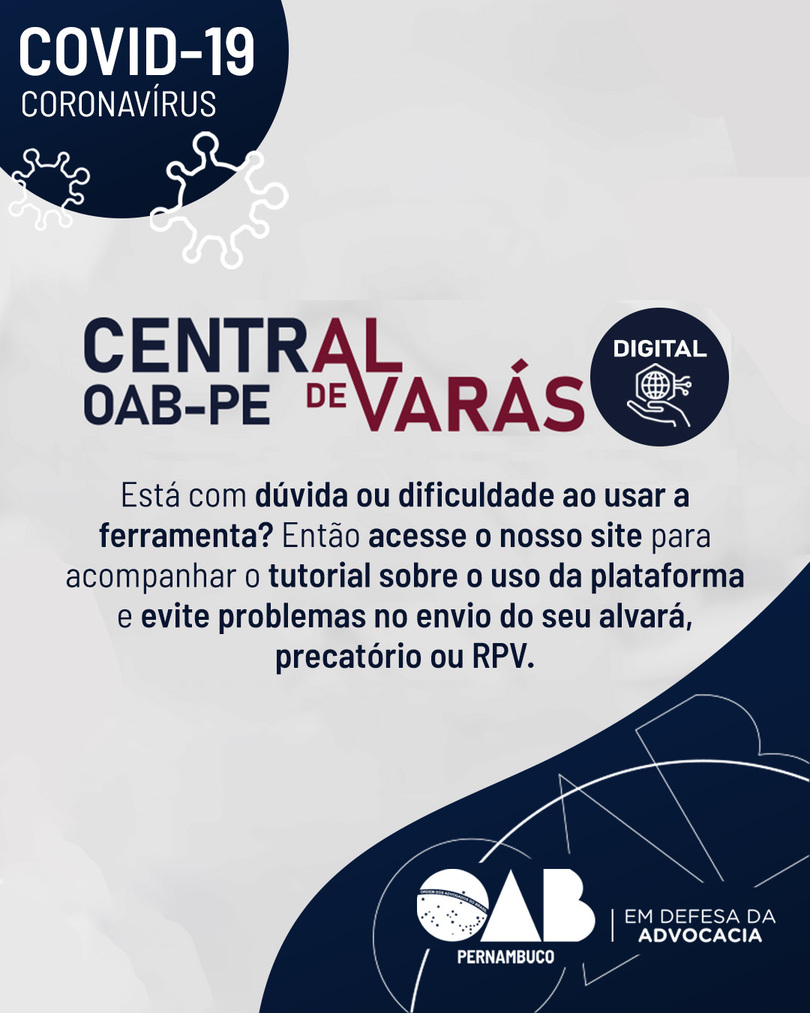 OAB-PE lan&ccedil;a tutorial de acesso ao &ldquo;e-Alvar&aacute;s&rdquo;