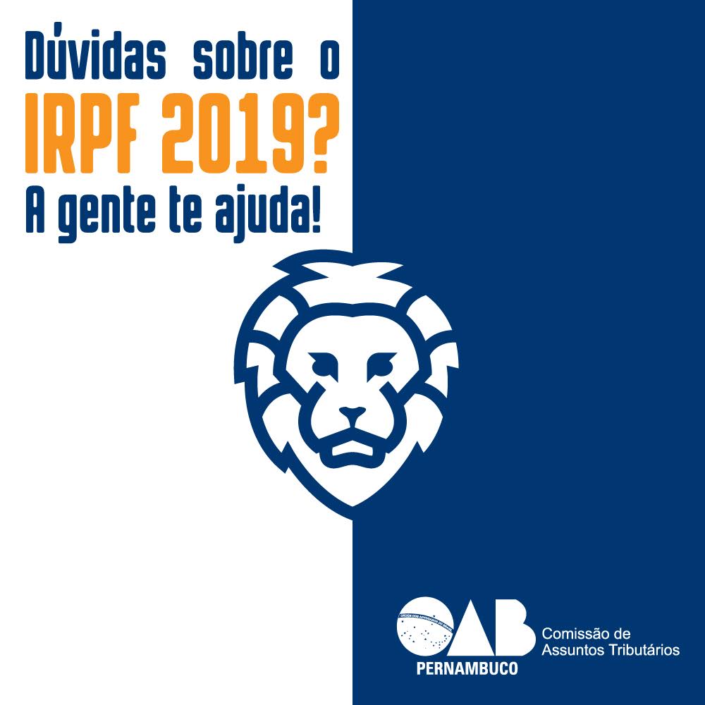 Comiss&atilde;o lan&ccedil;a v&iacute;deos sobre declara&ccedil;&atilde;o do IRPF 2019&nbsp;