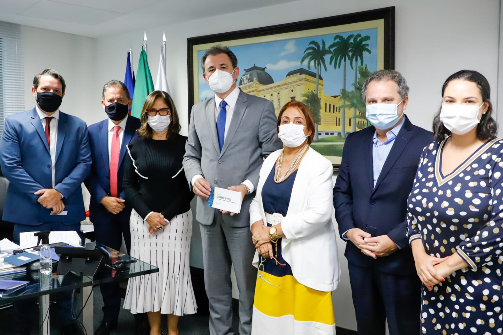 Fernando Ribeiro Lins recebe visita do Desembargador Eduardo Pugliesi