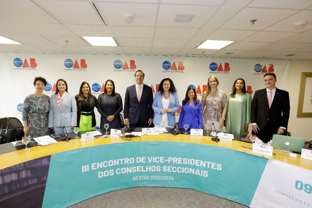 Ingrid Zanella no encontro de vice-presidentes da OAB Nacional