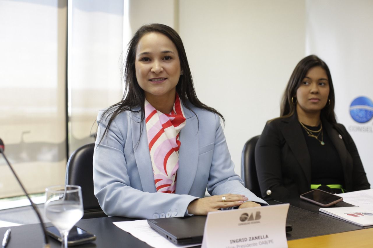 Ingrid Zanella no encontro de vice-presidentes da OAB Nacional