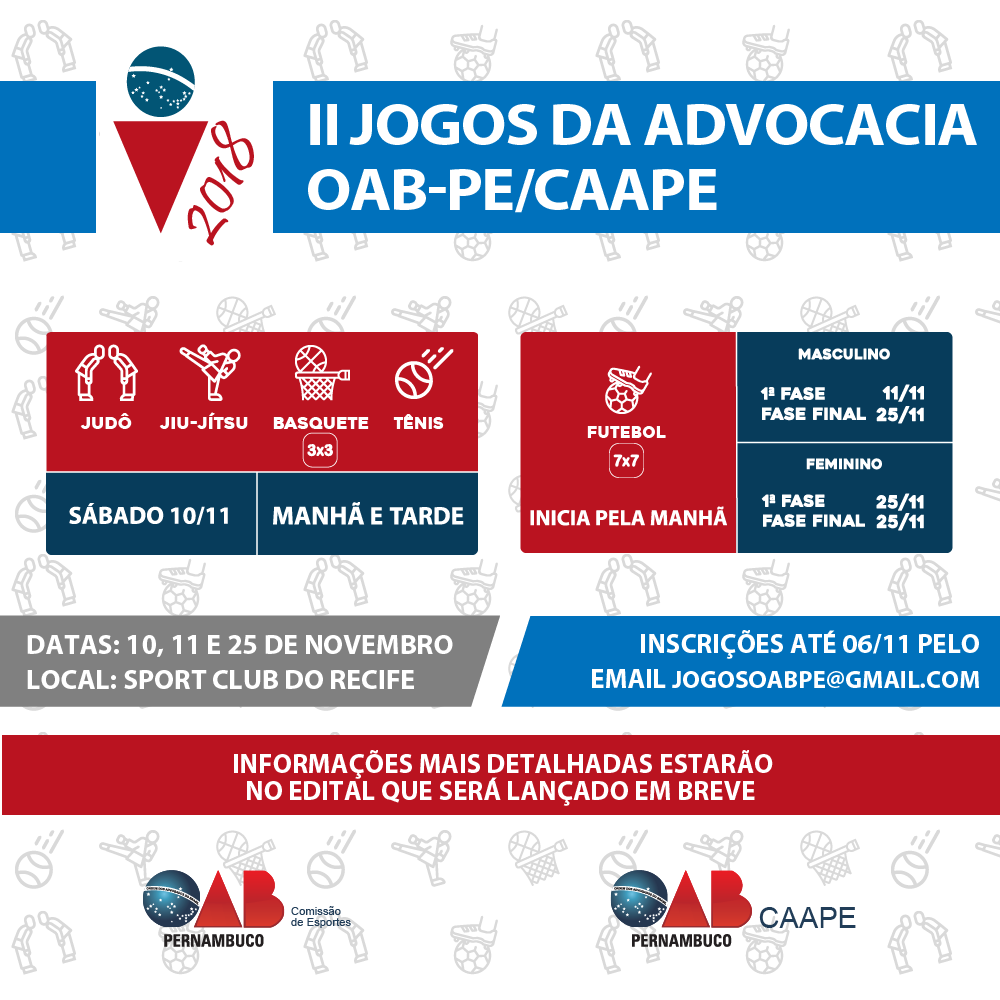 II Jogos da Advocacia OAB-PE/Caape