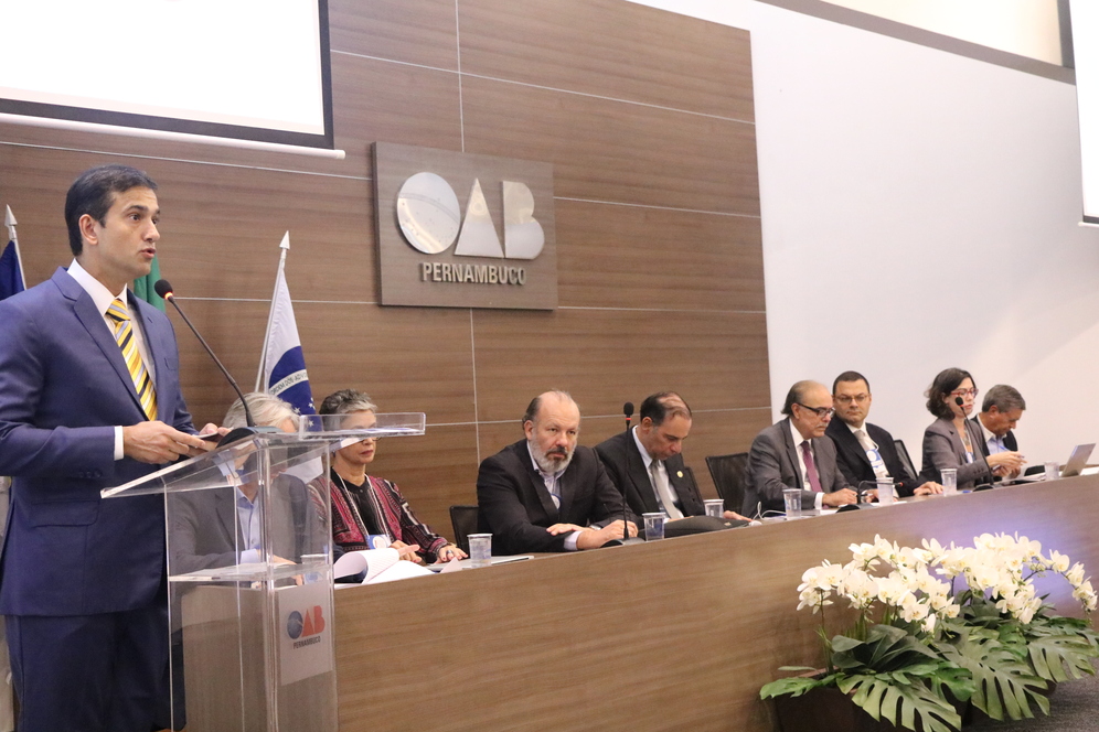 OAB Pernambuco promoveu 1º Fórum Estadual de Segurança Pública OAB/USP no Auditório Fernando Santa Cruz nesta quinta-feira (24)