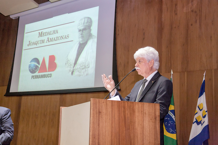 Representante dos homenageados com a Medalha Joaquim Amazonas reforça entusiasmo pela advocacia