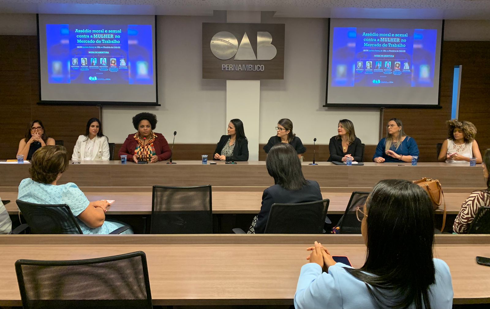 OAB-PE promove debate sobre assédio moral e sexual contra a mulher no mercado de trabalho