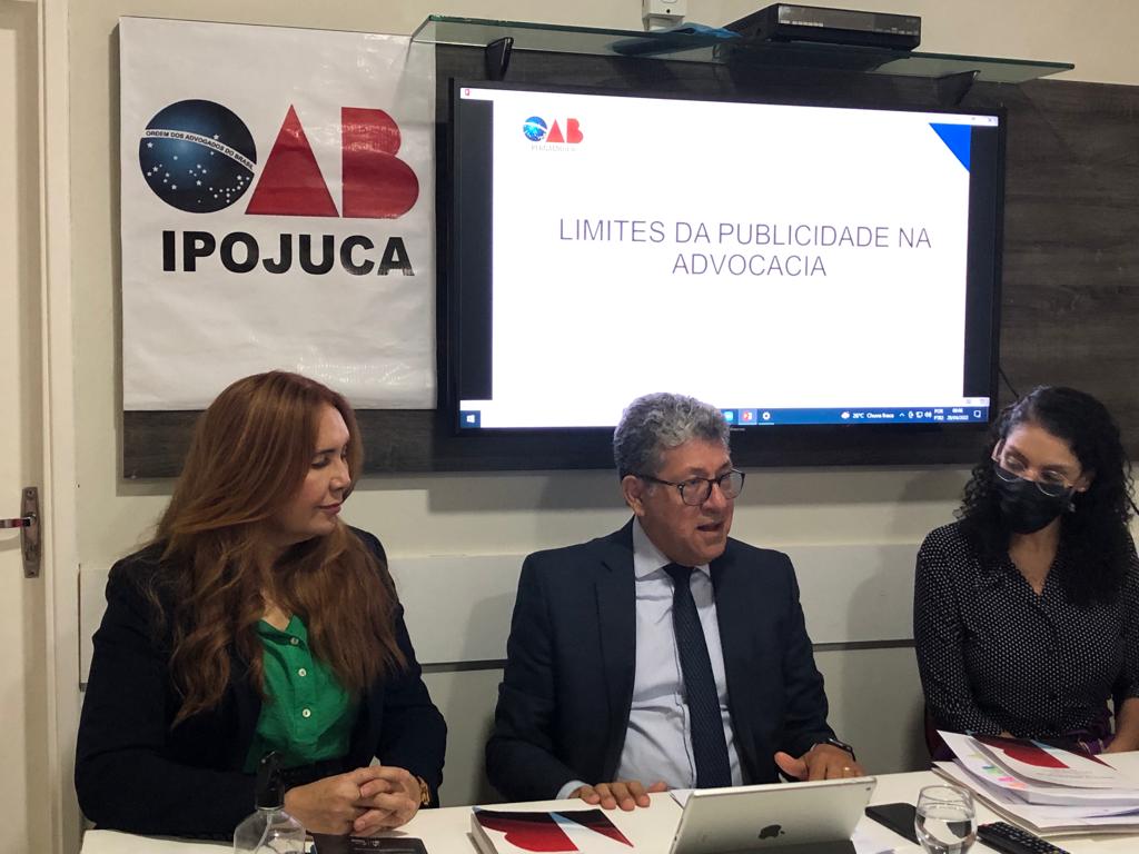 Comissão de Orientação e Fiscalização do Exercício Profissional realiza palestra na OAB Ipojuca