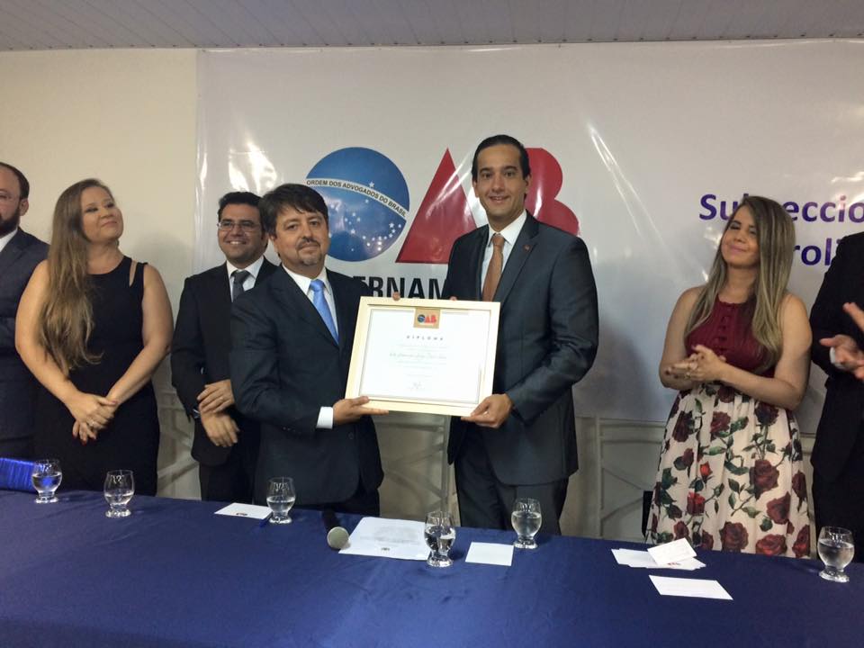 Diretoria da OAB Petrolina toma posse com a presen&ccedil;a de Ronnie Duarte
