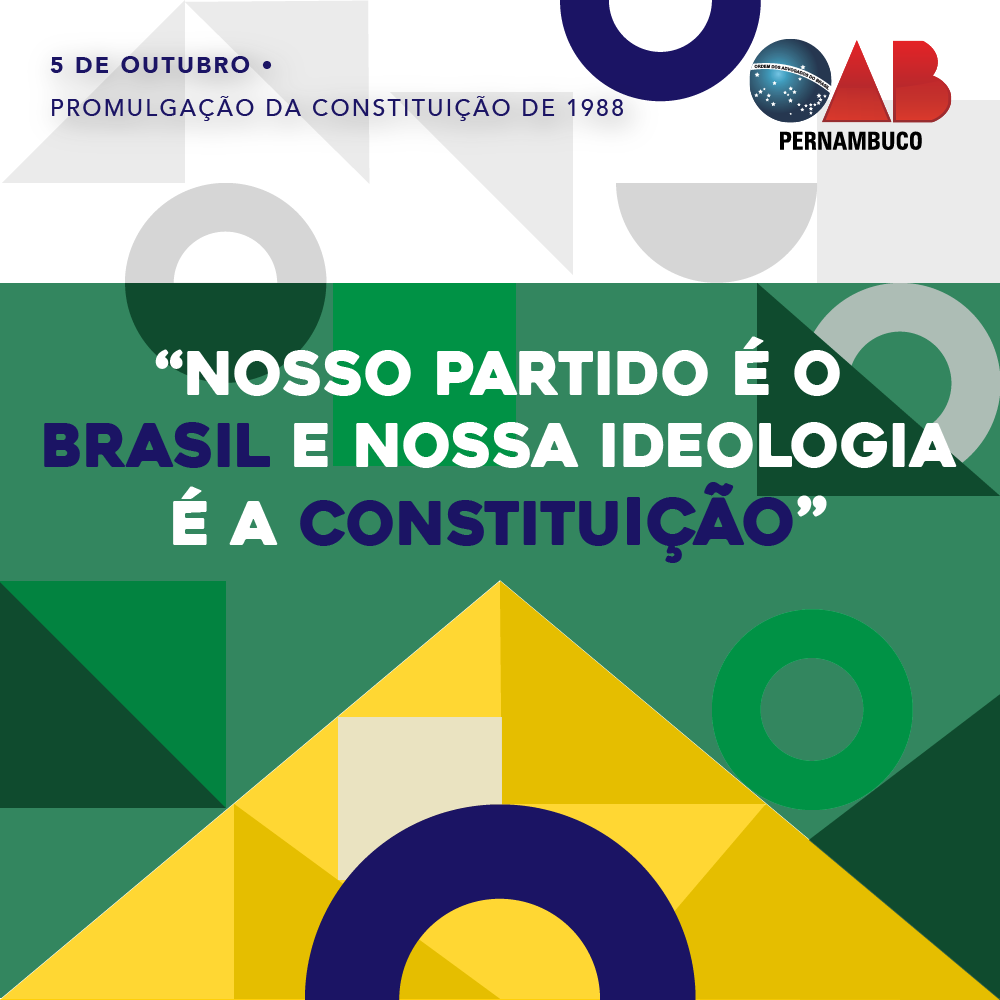 5 de Outubro &ndash; 30 anos da promulga&ccedil;&atilde;o da &lsquo;Constitui&ccedil;&atilde;o Cidad&atilde;&rsquo;