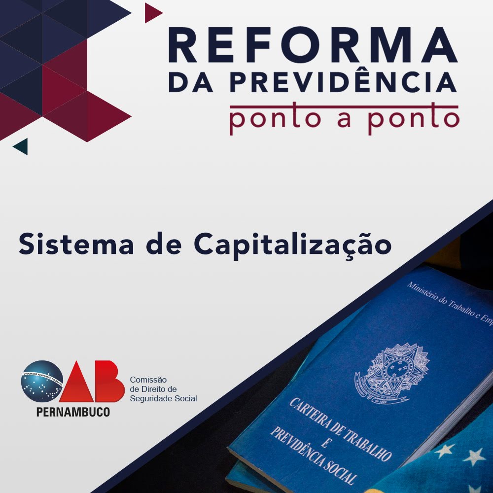 Artigo - Sistema de capitalização na reforma da previdência