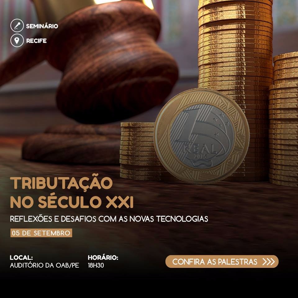 Seminário aborda tributações e seus reflexos da nova tecnologia nesta quarta-feira