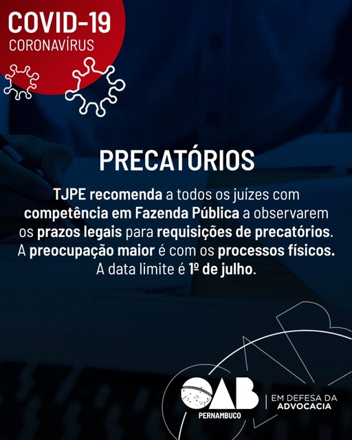 Resolução alerta sobre prazo para inscrição dos precatórios