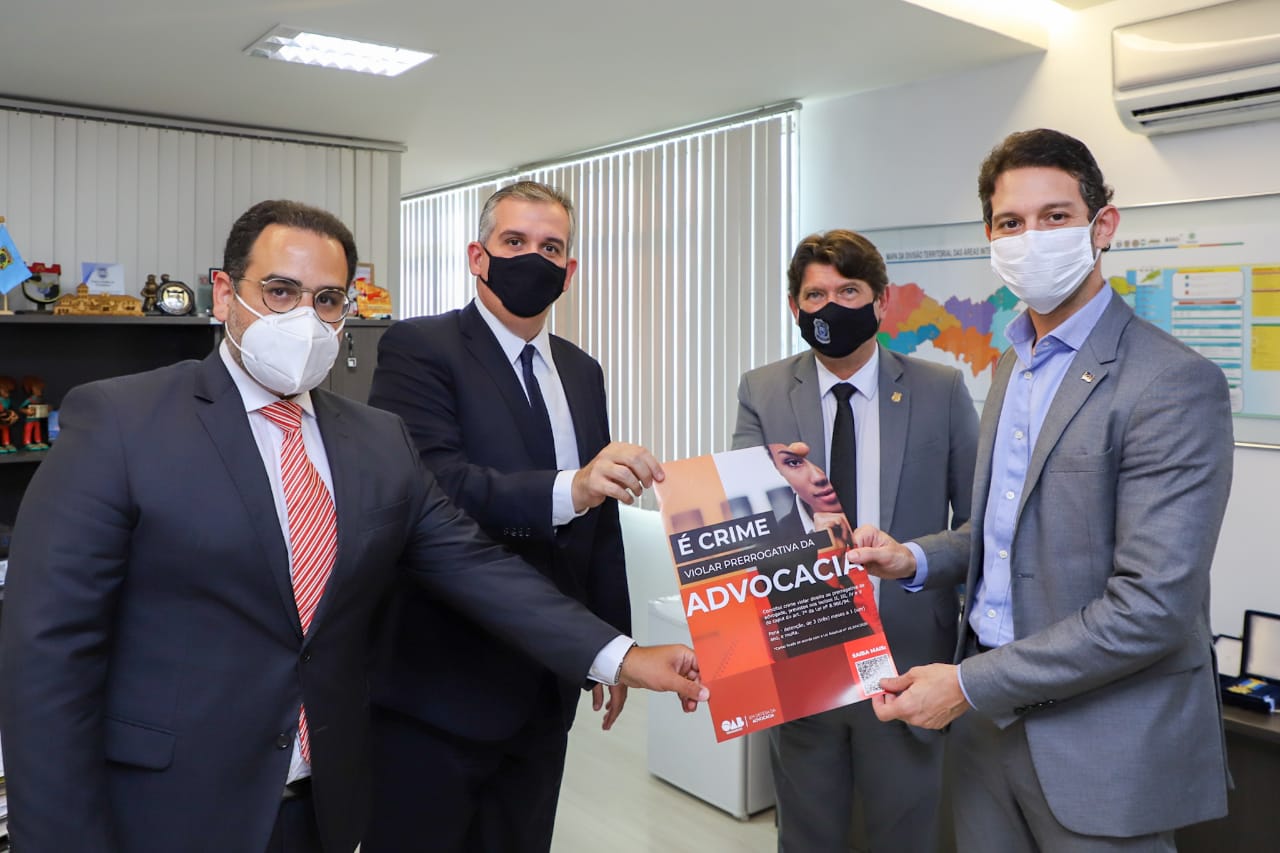 Prerrogativas na pauta de reuni&atilde;o da OAB na Secretaria de Defesa Social