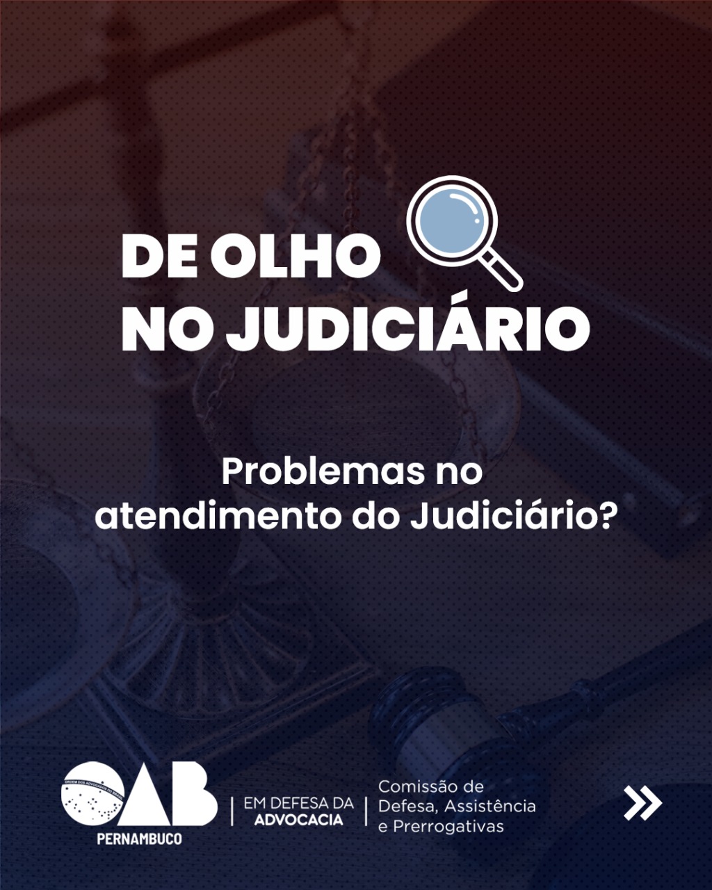 OAB-PE abre canal on-line para receber informa&ccedil;&otilde;es sobre atendimento no Judici&aacute;rio
