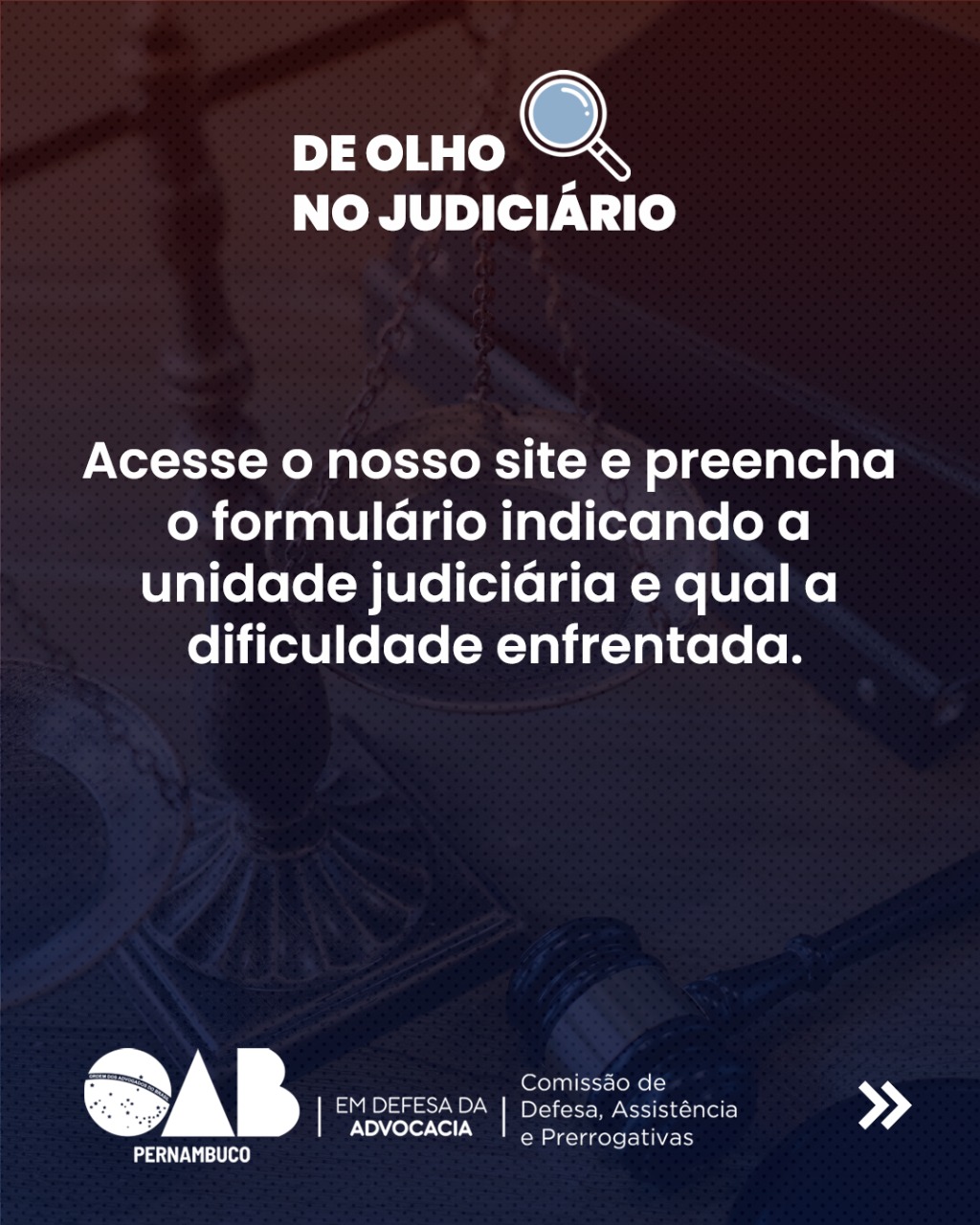 OAB-PE abre canal on-line para receber informações sobre atendimento no Judiciário