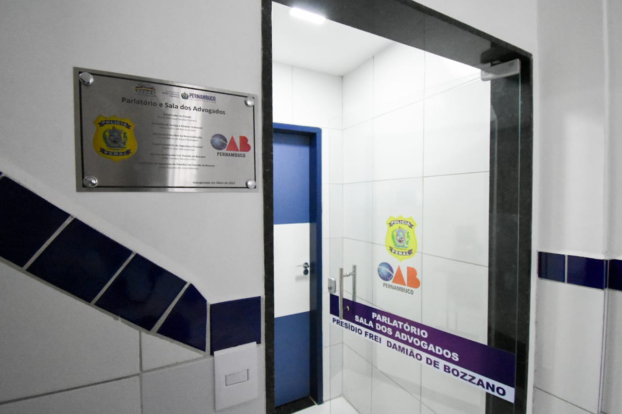 OAB-PE inaugura novo parlatório no Presídio Frei Damião de Bozzano