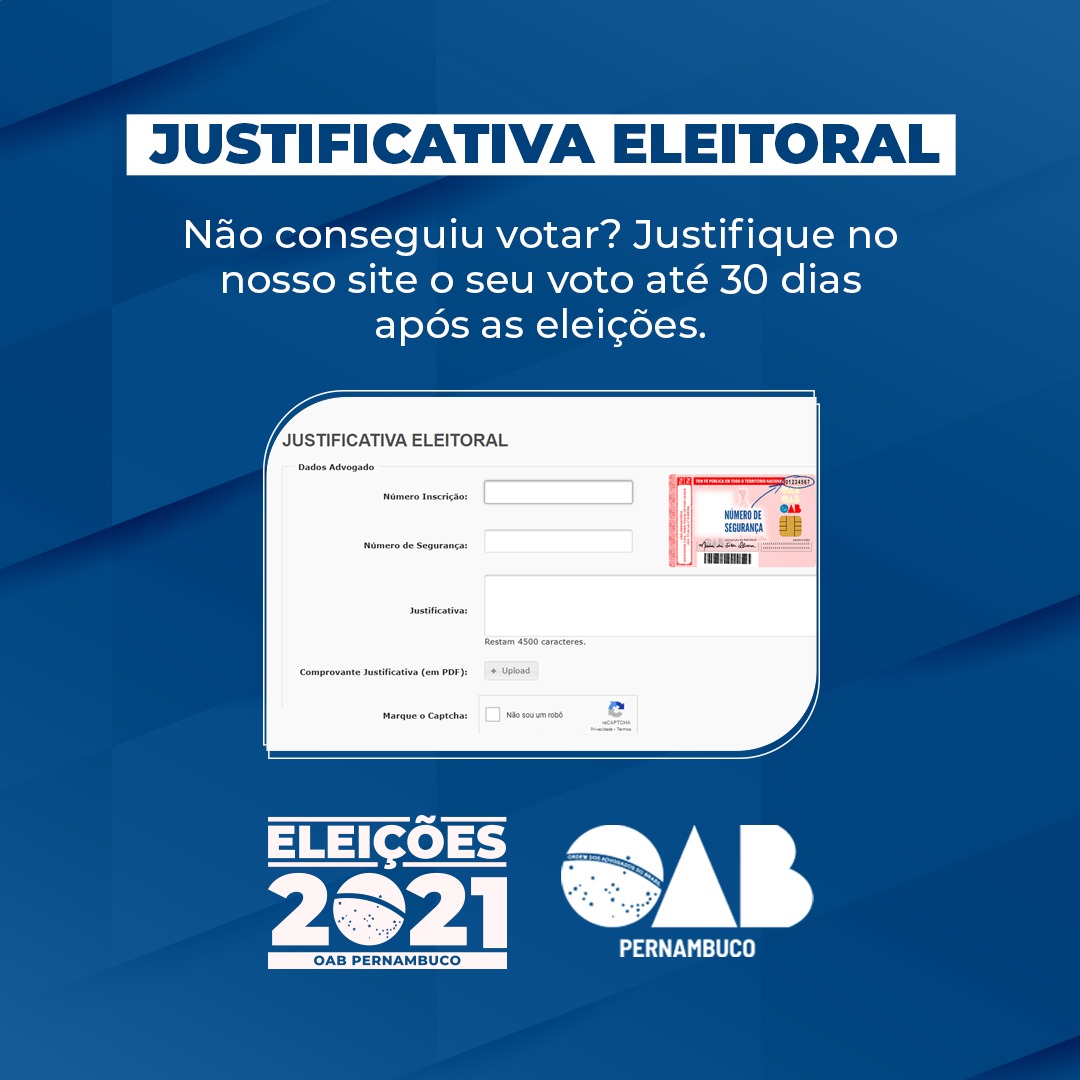 Justificativa Eleitoral