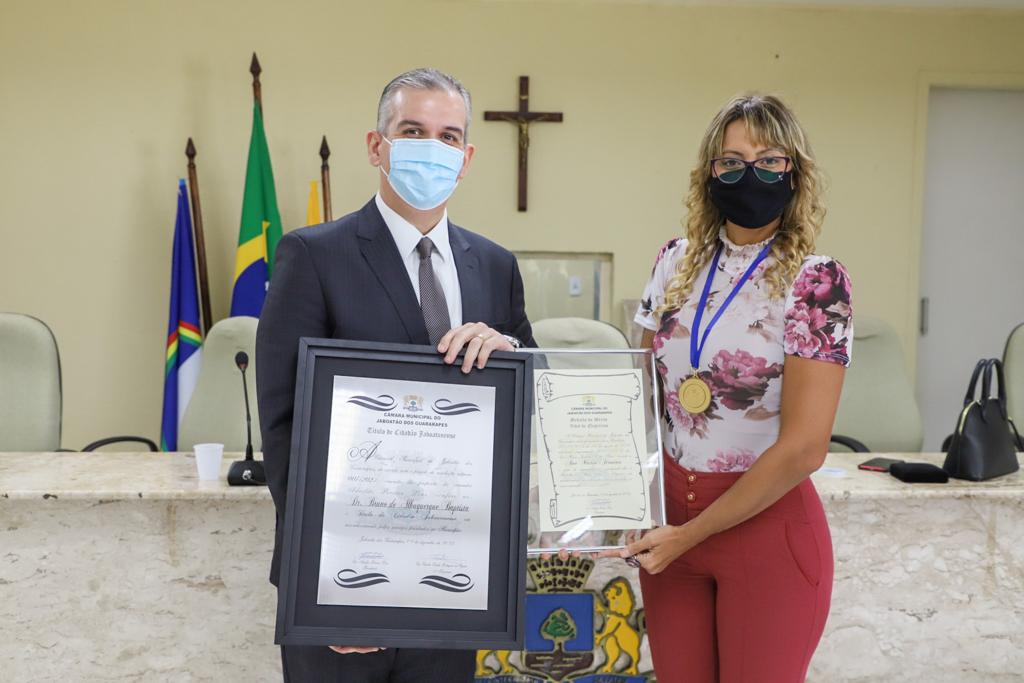 Presidente Bruno Baptista recebe Título de Cidadão Jaboatonense
