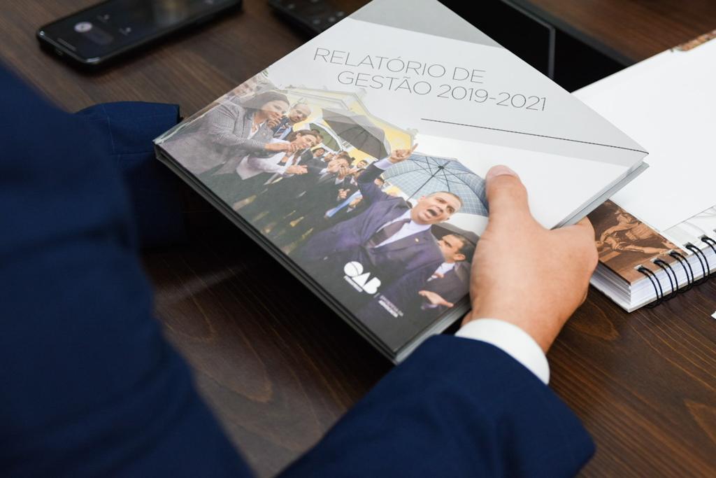 Bruno Baptista visita autoridades para realizar entrega do Relatório de Gestão