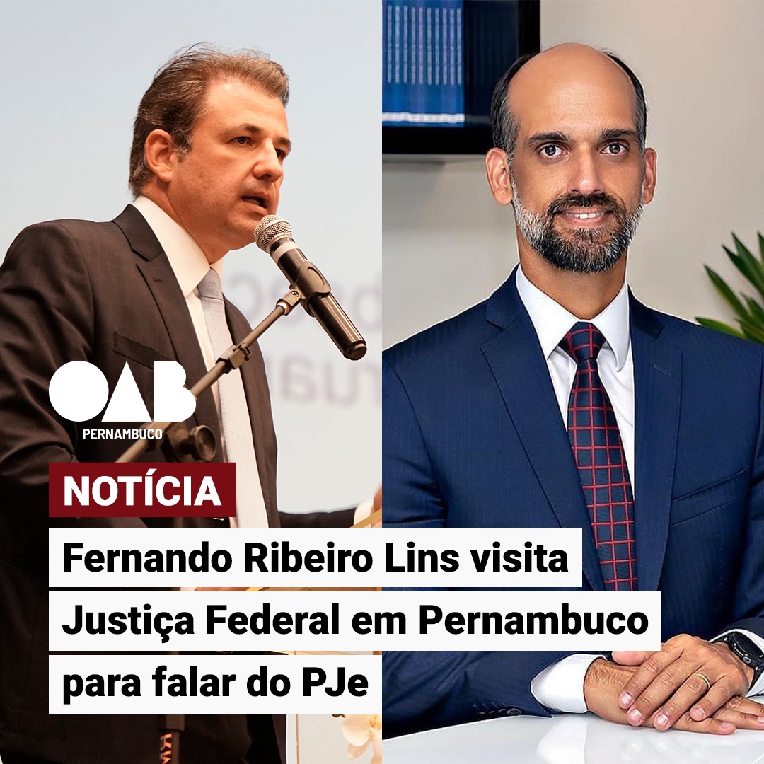 Fernando Ribeiro Lins visita Justiça Federal em Pernambuco para falar do PJe e Creta