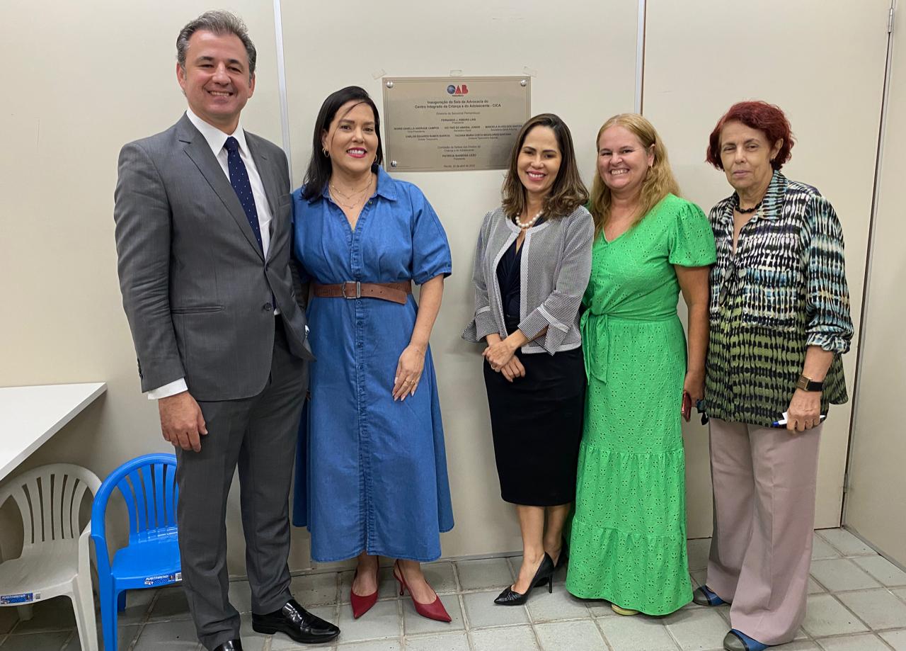 OAB-PE inaugura nova Sala da Advocacia no Centro Integrado da Criança e do Adolescente