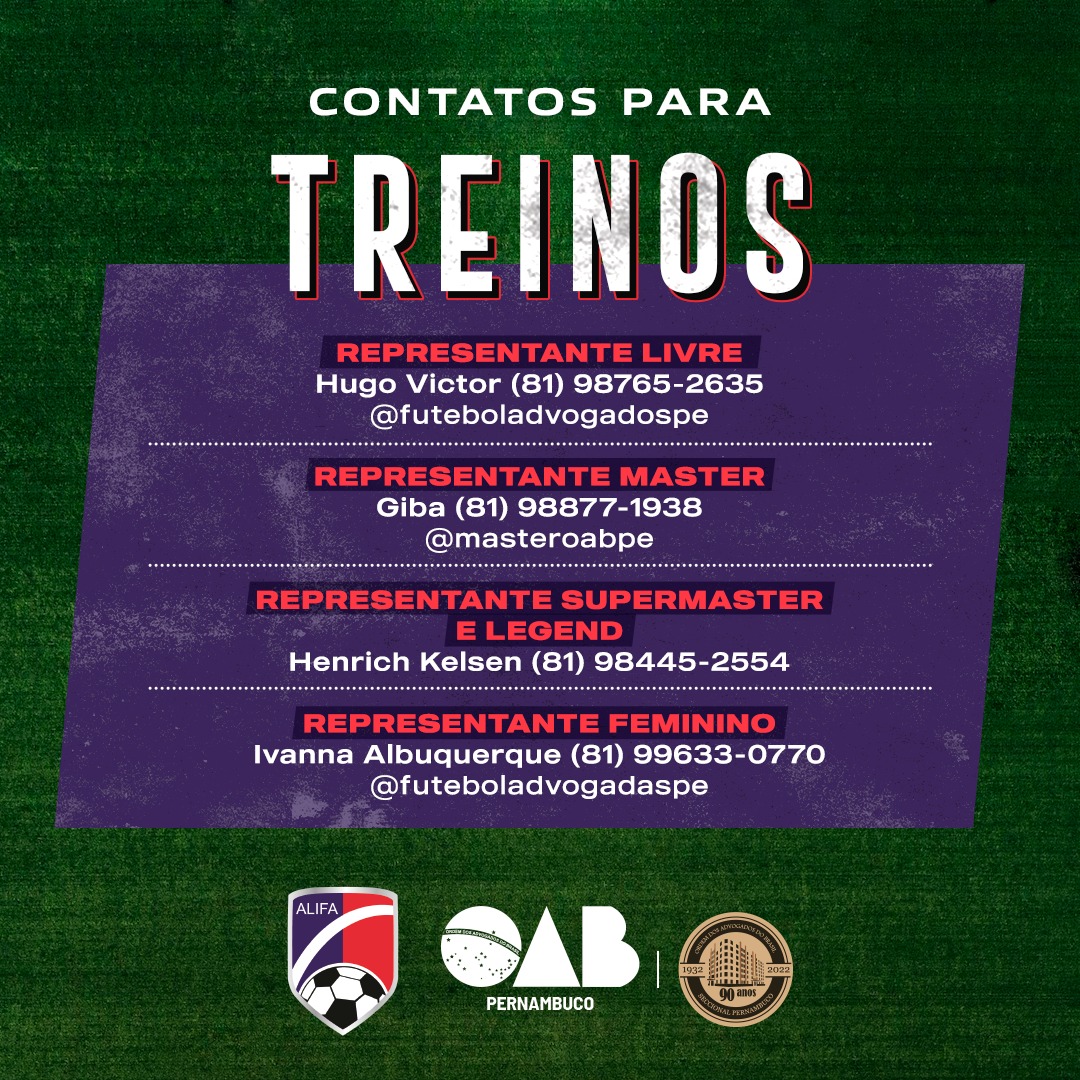 OAB Pernambuco recruta advogados e advogadas para campeonato nacional de futebol